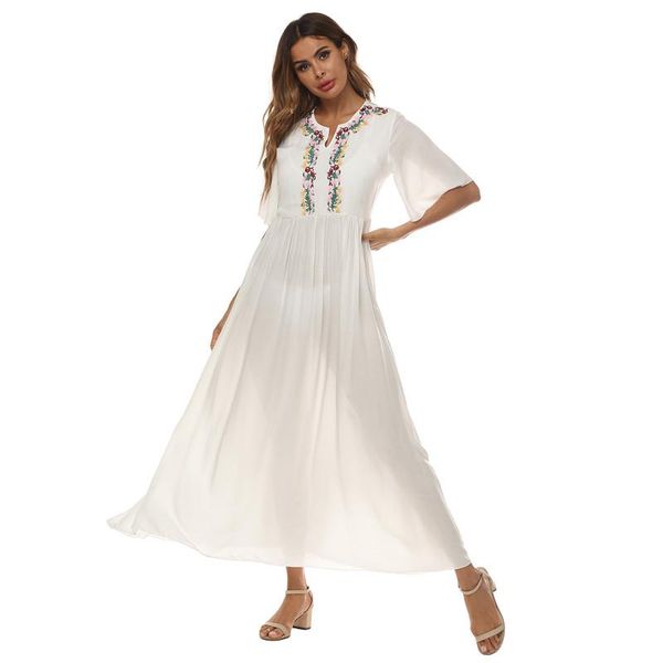 women summer dresses 2021 swimsuit cover up womens sarong long beach wear swimwear cover-up woman chinese embroidery dress women's, White;black
women summer dresses 2021 swimsuit cover up womens sarong long beach wear swimwear cover-up woman chinese embroidery dress women's, White;black