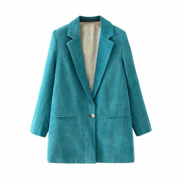 casual retro women's suit jacket fall fashion corduroy loose long ladies suit jacket elegant coat of 210527, White;black
casual retro women's suit jacket fall fashion corduroy loose long ladies suit jacket elegant coat of 210527, White;black