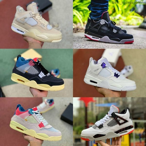4 4s basketball shoes men women new cream sail the white cement bred pale citron union la guava ice rasta bordeaux sports, Black
4 4s basketball shoes men women new cream sail the white cement bred pale citron union la guava ice rasta bordeaux sports, Black