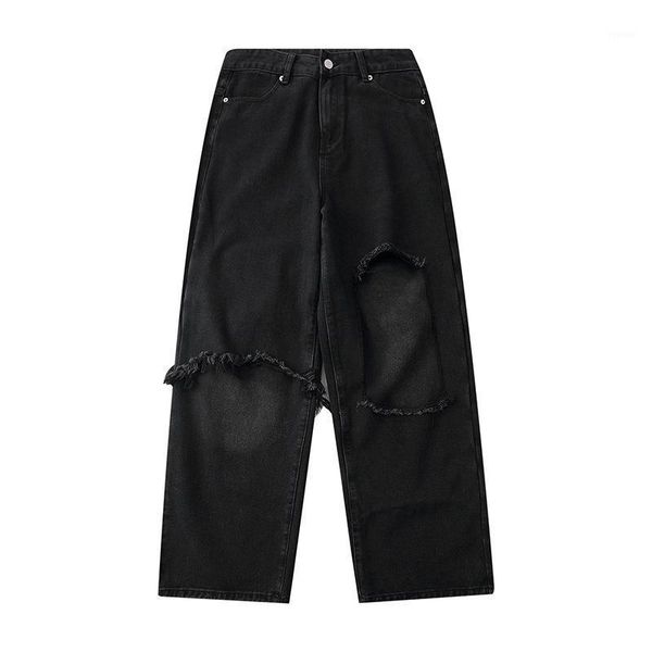 men's jeans eukaaru high street patch straight men streetwear baggy hip hop wide leg casual pants oversized denim for, Blue
men's jeans eukaaru high street patch straight men streetwear baggy hip hop wide leg casual pants oversized denim for, Blue