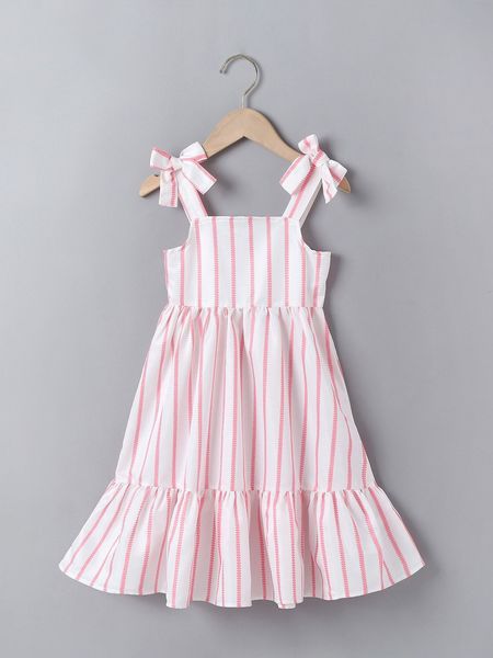 toddler girls striped print tie shoulder ruffle hem cami dress she, Red;yellow
toddler girls striped print tie shoulder ruffle hem cami dress she, Red;yellow