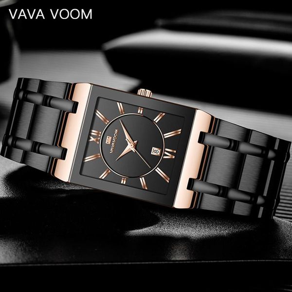 wristwatches vava voom business fashion brand square simple men's luxury watches stainless steel calendar waterproof quartz watch herre, Slivery;brown
wristwatches vava voom business fashion brand square simple men's luxury watches stainless steel calendar waterproof quartz watch herre, Slivery;brown