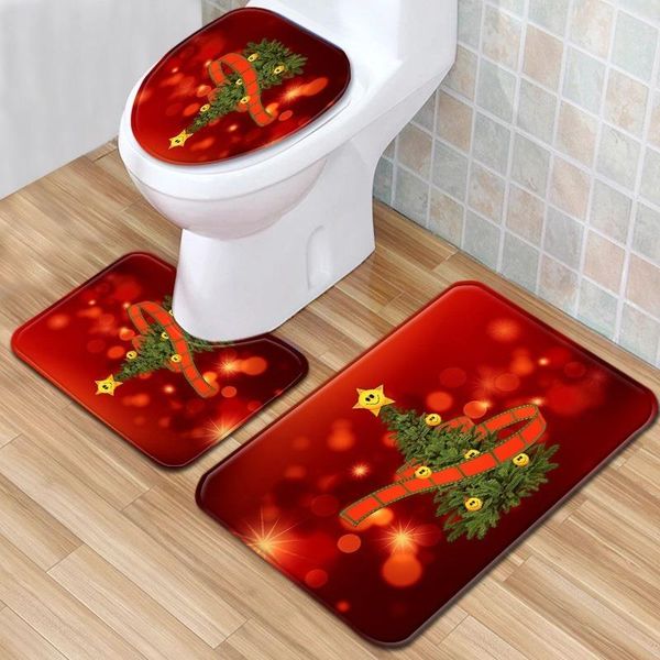 bath mats christmas theme toilet three-piece set seat mat lid cover sets bathroom carpet products
bath mats christmas theme toilet three-piece set seat mat lid cover sets bathroom carpet products