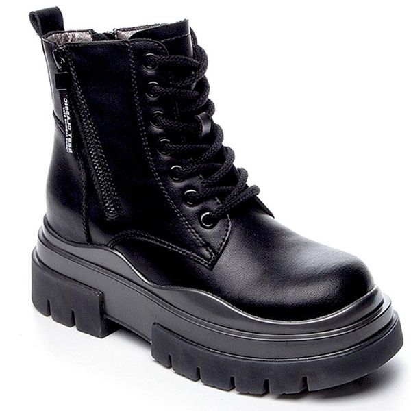 boots cowhide double zipper womens autumn fashion style thick-soled short tube inner high small size women shoes trend, Black
boots cowhide double zipper womens autumn fashion style thick-soled short tube inner high small size women shoes trend, Black