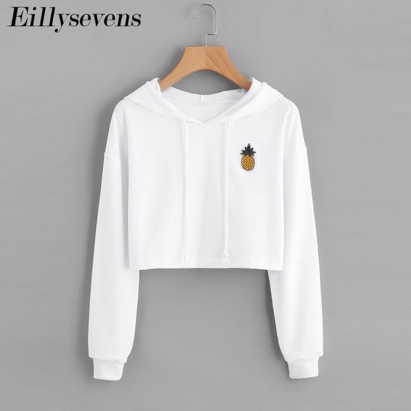 women's hoodies & sweatshirts 2021 autumn female loose long sleeve pineapple appliques cropped hoodie fashion women casual pullover, Black
women's hoodies & sweatshirts 2021 autumn female loose long sleeve pineapple appliques cropped hoodie fashion women casual pullover, Black