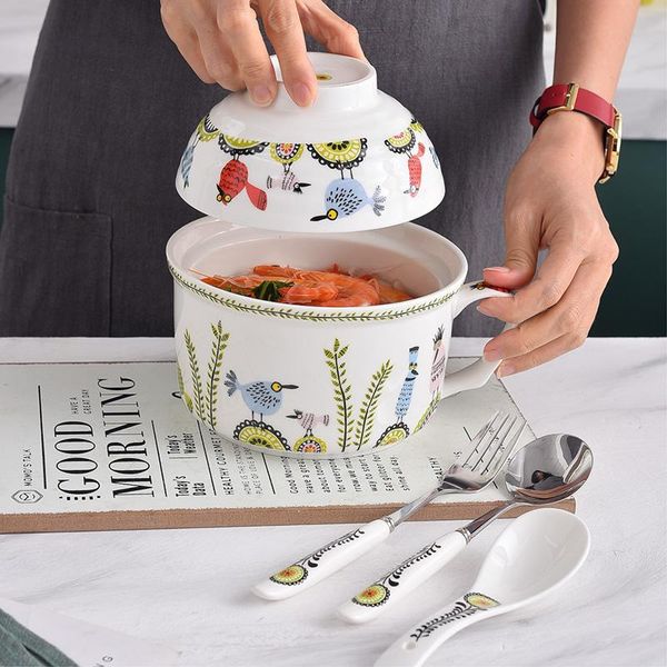 ceramic noodle mugs salad bowl cereal soup with lid japanese utensils dessert ramen noodles cup home office kawaii fruit bowls
ceramic noodle mugs salad bowl cereal soup with lid japanese utensils dessert ramen noodles cup home office kawaii fruit bowls