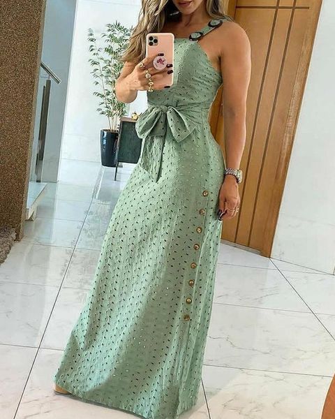 casual dresses women dress green hollow out high split sling long summer fashion sundresses bow bangade for donsignet, Black;gray
casual dresses women dress green hollow out high split sling long summer fashion sundresses bow bangade for donsignet, Black;gray