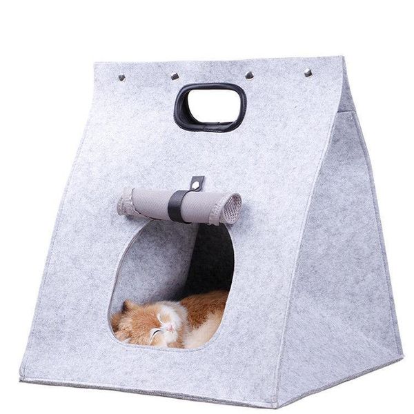 cat beds & furniture travel multi-functional removable and washable foldable breathable cathouse doghouse felt convenient portable pet bed
cat beds & furniture travel multi-functional removable and washable foldable breathable cathouse doghouse felt convenient portable pet bed