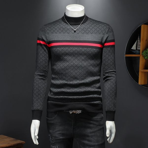 2022 autumn and winter new stitching printed sweater fashion self-cultivation double layer plus velvet thick turtleneck sweater, White;black
2022 autumn and winter new stitching printed sweater fashion self-cultivation double layer plus velvet thick turtleneck sweater, White;black