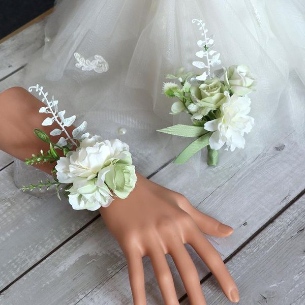sashes married wedding bride and groom corsage korean morandi prom party sisters simulation wrist flower
sashes married wedding bride and groom corsage korean morandi prom party sisters simulation wrist flower