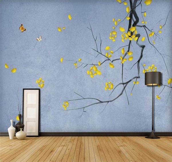 large-scale custom mural wallpaper hand-painted chinese style brushwork ginkgo background wall covering wallpapers
large-scale custom mural wallpaper hand-painted chinese style brushwork ginkgo background wall covering wallpapers
