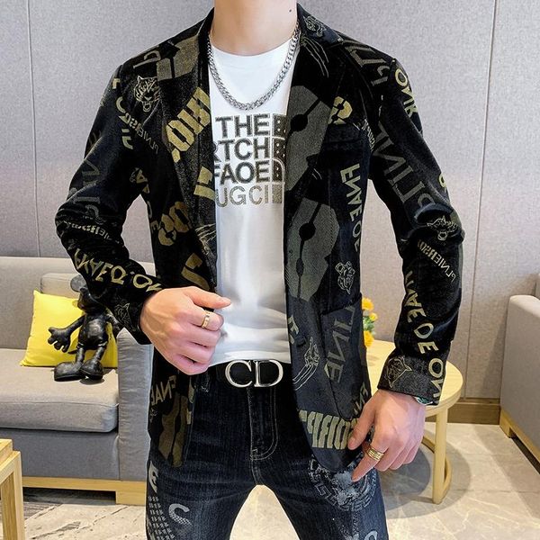 men's suits & blazers luxury velvet tiger print men fashion casual suit jacket business social dress coat slim wedding streetwear cloth, White;black
men's suits & blazers luxury velvet tiger print men fashion casual suit jacket business social dress coat slim wedding streetwear cloth, White;black