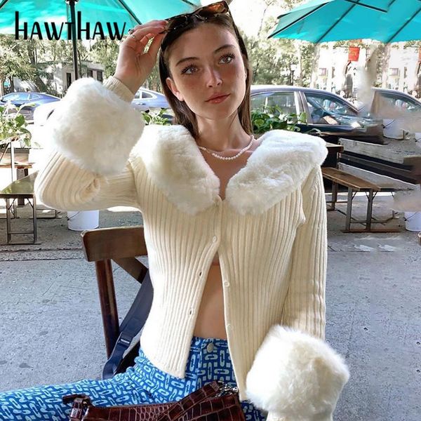 hawthaw women fashion autumn winter keep warm fur turn down collar knit long sleeve short coats 2021 fall clothes streetwear women's ja, Black;brown
hawthaw women fashion autumn winter keep warm fur turn down collar knit long sleeve short coats 2021 fall clothes streetwear women's ja, Black;brown