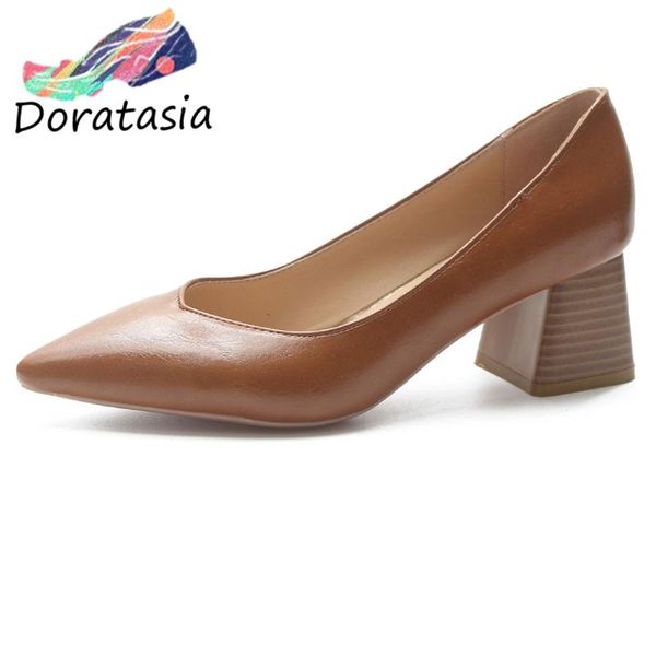 dress shoes doratasia high hoof heels ol pumps spring mature pointed toe office pmps women elegant shallow woman, Black
dress shoes doratasia high hoof heels ol pumps spring mature pointed toe office pmps women elegant shallow woman, Black
