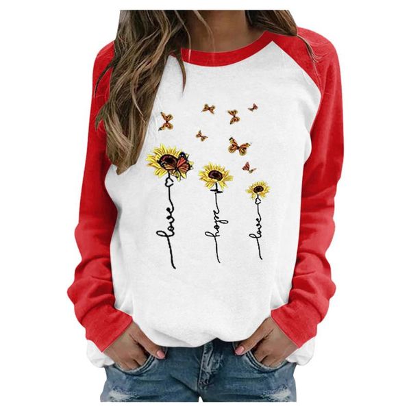 women's hoodies & sweatshirts sunflower patchwork butterfly print women casual loose round neck long sleeve autumn basic design vintag, Black
women's hoodies & sweatshirts sunflower patchwork butterfly print women casual loose round neck long sleeve autumn basic design vintag, Black