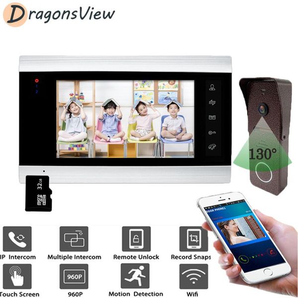 video door phones 960p wifi intercom 7 inch wireless smart phone doorbell camera motion record wide angle 130° access control unlock
video door phones 960p wifi intercom 7 inch wireless smart phone doorbell camera motion record wide angle 130° access control unlock