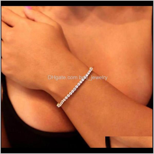 charm bracelets jewelry2021 iced out bling zircon m tennis chain women man hip hop fashio jewelry gold sier color cz bracelet drop delivery, Golden;silver
charm bracelets jewelry2021 iced out bling zircon m tennis chain women man hip hop fashio jewelry gold sier color cz bracelet drop delivery, Golden;silver