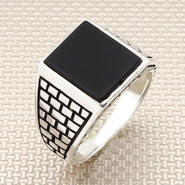 square black onyx stone men silver ring with castle wall motif made in turkey solid 925 sterling cluster rings, Golden;silver
square black onyx stone men silver ring with castle wall motif made in turkey solid 925 sterling cluster rings, Golden;silver