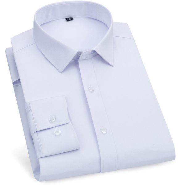 solid shirts men casual long sleeve slim mens shirt spring autumn elasticity camisa work business formal chemise homme plus size 210524, White;black
solid shirts men casual long sleeve slim mens shirt spring autumn elasticity camisa work business formal chemise homme plus size 210524, White;black
