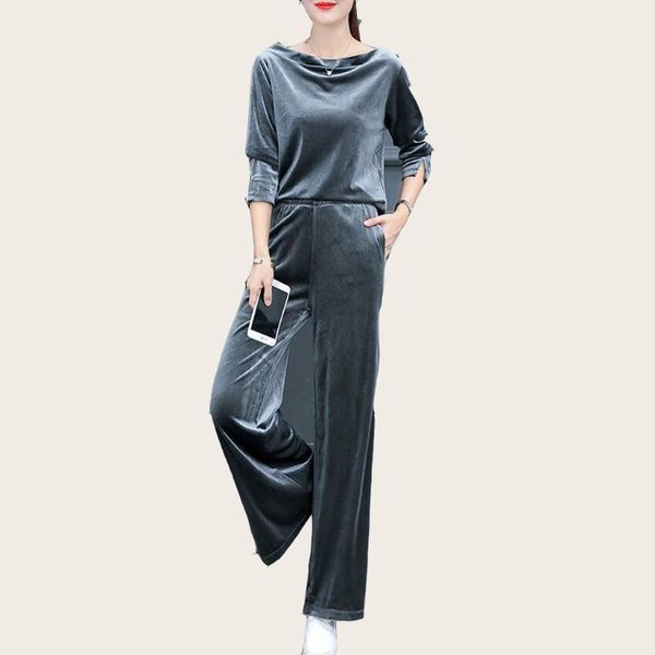 two piece dress women's suit long sleeve split velvet set pants casual outfit sportswear soft leisure slim elegant two-piece suits wome, White
two piece dress women's suit long sleeve split velvet set pants casual outfit sportswear soft leisure slim elegant two-piece suits wome, White