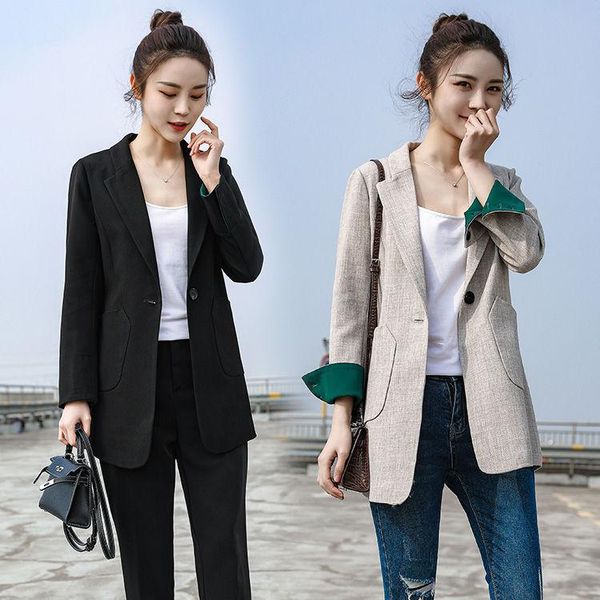 women's suits & blazers blazer women plaid spring and autumn loose suit hepburn style veste femme, White;black
women's suits & blazers blazer women plaid spring and autumn loose suit hepburn style veste femme, White;black