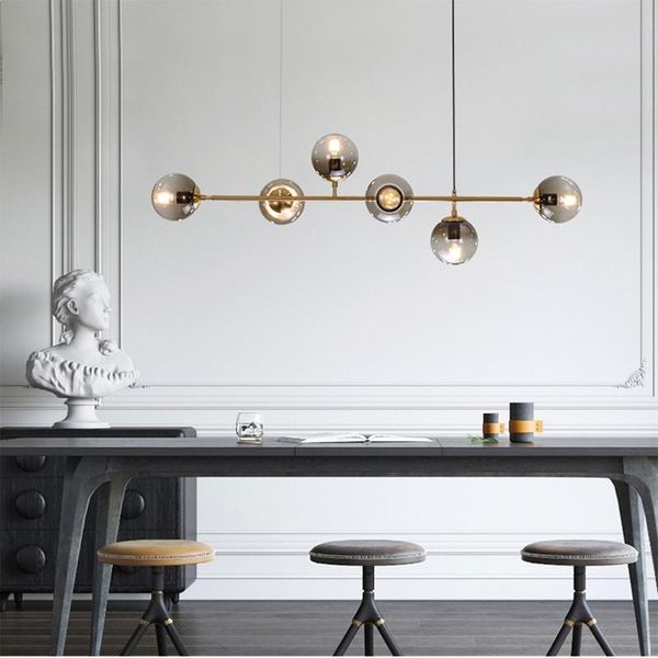 modern creative design glass ball molecular led chandelier simple gold black iron art hanging light dining room e27 pendant lamps
modern creative design glass ball molecular led chandelier simple gold black iron art hanging light dining room e27 pendant lamps