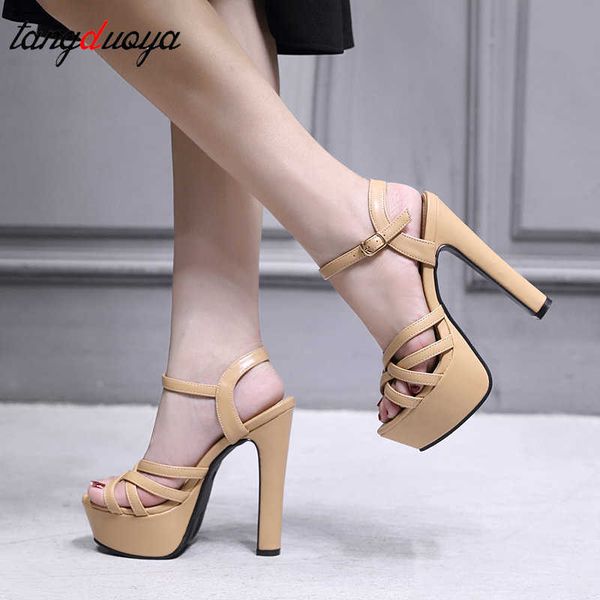 ladies sandals platform high heels sandals black open toe heels 14cm block heel shoes party shoes for women tacones mujer y0721
ladies sandals platform high heels sandals black open toe heels 14cm block heel shoes party shoes for women tacones mujer y0721