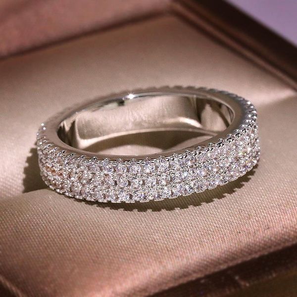 wedding rings for women simple style 3 rows zircon silver color princess bride finger ring gift fashion jewelry kbr136, Slivery;golden
wedding rings for women simple style 3 rows zircon silver color princess bride finger ring gift fashion jewelry kbr136, Slivery;golden