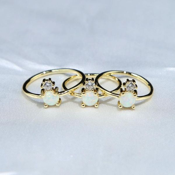 wedding rings gold color two stone clear cz opal thin band engagement simple delicate filled women fashion gift, Slivery;golden
wedding rings gold color two stone clear cz opal thin band engagement simple delicate filled women fashion gift, Slivery;golden