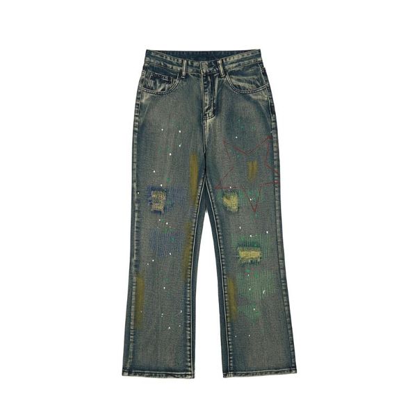 men's jeans eukaaru men high street ripped hip hop baggy women boyfriend oversized straight pants streetwear clothing, Blue
men's jeans eukaaru men high street ripped hip hop baggy women boyfriend oversized straight pants streetwear clothing, Blue