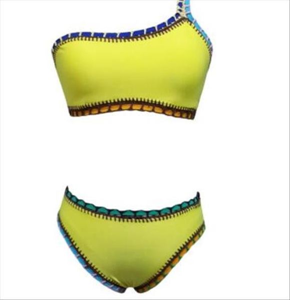 swimwear arrivals summer one shoulder women tracksuits yellow wine red navy white two piece sets swimsuits wholesale, Gray 
swimwear arrivals summer one shoulder women tracksuits yellow wine red navy white two piece sets swimsuits wholesale, Gray