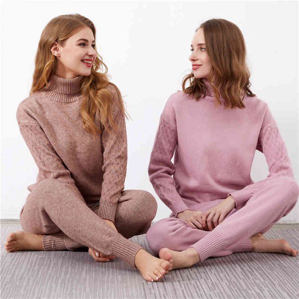 colorfaith autumn winter women sets 2 pieces turtleneck sweater pullovers 43inches long pants warm tracksuit suits ws1214jx 210413, White
colorfaith autumn winter women sets 2 pieces turtleneck sweater pullovers 43inches long pants warm tracksuit suits ws1214jx 210413, White