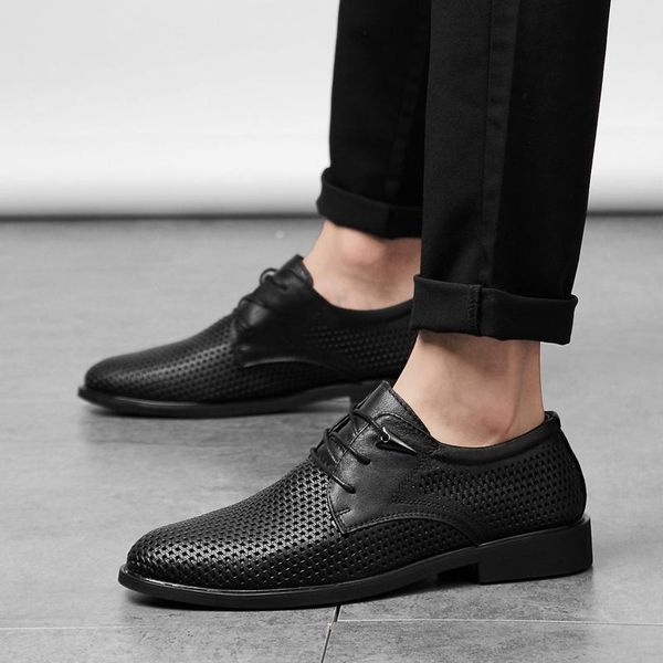 dress shoes handmade men natural leather mesh oxfords flats business office wedding casual lace up formal, Black
dress shoes handmade men natural leather mesh oxfords flats business office wedding casual lace up formal, Black