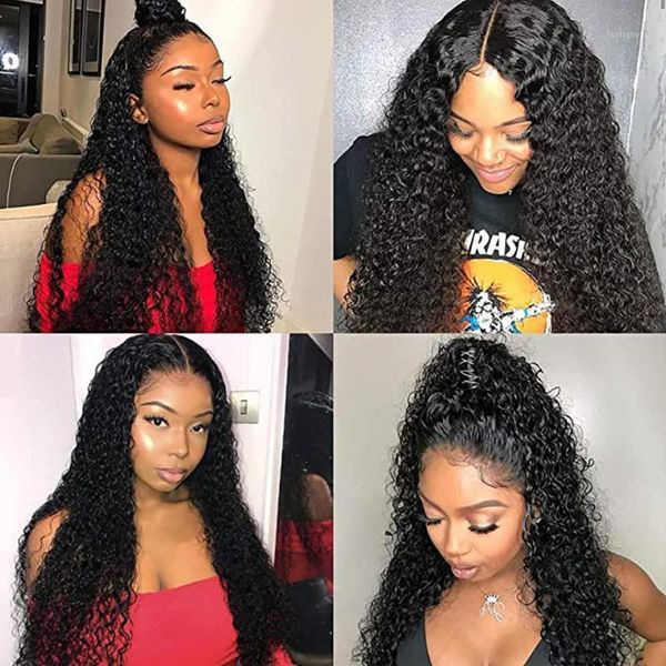 jerry curly human hair wig 13*4 lace front wigs for black women brazilian deep water wave hd frontal 28 30 inch long1, Black;brown
jerry curly human hair wig 13*4 lace front wigs for black women brazilian deep water wave hd frontal 28 30 inch long1, Black;brown
