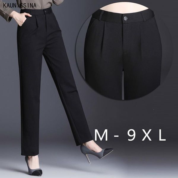 workwear formal black straight pants high waist plus size -9xl trousers female loose full length office lady pant women clothes women, Black;white
workwear formal black straight pants high waist plus size -9xl trousers female loose full length office lady pant women clothes women, Black;white