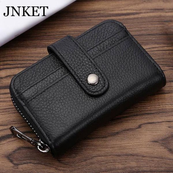 card holders jnket fashion men's wallet multifunction cow leather multi-card purse coins holder zipper, Brown;gray
card holders jnket fashion men's wallet multifunction cow leather multi-card purse coins holder zipper, Brown;gray