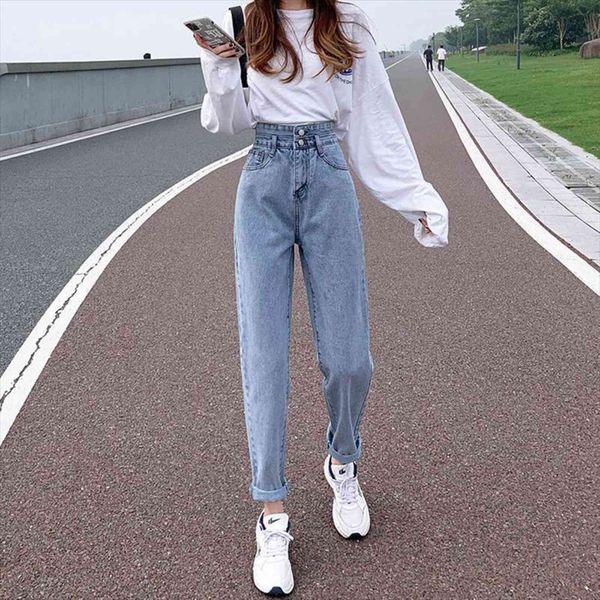 fashion high waist girls vintage womens jeans streetwear oversize pants denim trousers female, Blue
fashion high waist girls vintage womens jeans streetwear oversize pants denim trousers female, Blue