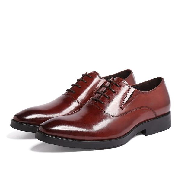 dress shoes men cowhide leather men's formal wear work luxury wedding oxfords chaussure homme, Black
dress shoes men cowhide leather men's formal wear work luxury wedding oxfords chaussure homme, Black