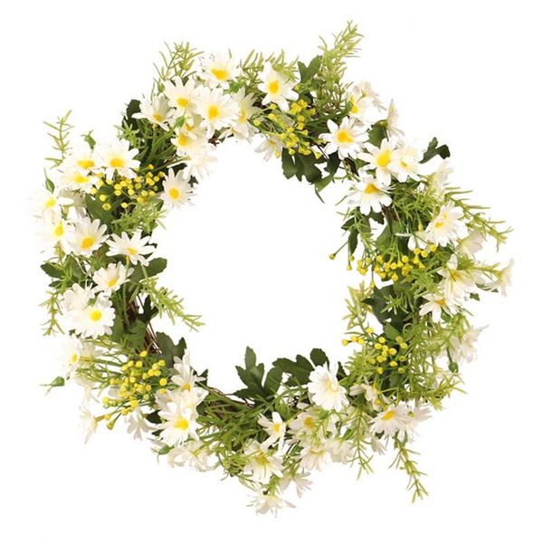 decorative flowers & wreaths artificial daisy flower wreath home door garland for front wedding party hanging pendant decoration
decorative flowers & wreaths artificial daisy flower wreath home door garland for front wedding party hanging pendant decoration