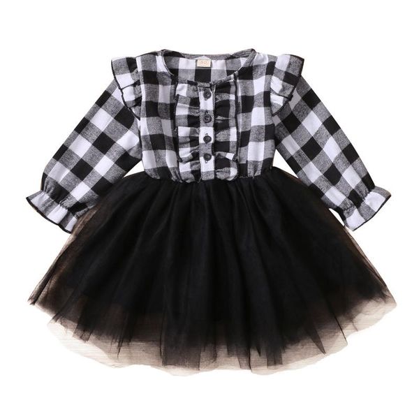 girl's dresses christmas dress 6m-4y kids girls lace tutu long sleeve plaid print o-neck patchwork knee length party vestido, Red;yellow
girl's dresses christmas dress 6m-4y kids girls lace tutu long sleeve plaid print o-neck patchwork knee length party vestido, Red;yellow