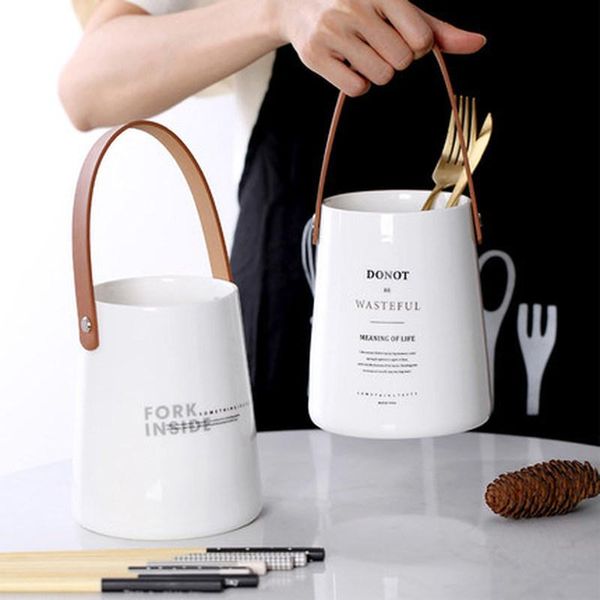 storage bottles & jars ceramic tableware barrel fruit salad with leather handle decorative tray household kitchen organizer container
storage bottles & jars ceramic tableware barrel fruit salad with leather handle decorative tray household kitchen organizer container