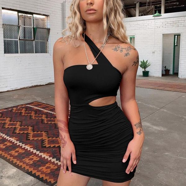casual dresses women's summer sheath sleeveless bodycon dress one shoulder cut out ruched club mini vestidos mujer robe femme, Black;gray
casual dresses women's summer sheath sleeveless bodycon dress one shoulder cut out ruched club mini vestidos mujer robe femme, Black;gray