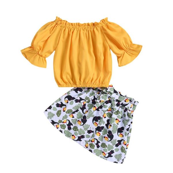 clothing sets toddler kids baby girls solid off shoulde animal print bow skirts outfits two pieces cotton casual clothes suit, White
clothing sets toddler kids baby girls solid off shoulde animal print bow skirts outfits two pieces cotton casual clothes suit, White