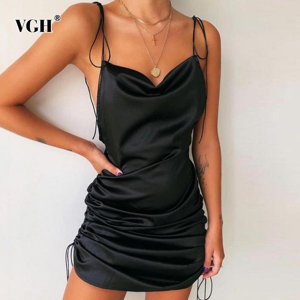 vgh drawstring ruched sling dress for women square collar sleeveless lace up bowknot high waist dresses female fashion new 210421, Black;gray
vgh drawstring ruched sling dress for women square collar sleeveless lace up bowknot high waist dresses female fashion new 210421, Black;gray