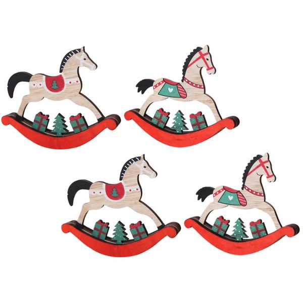 party decoration 4pcs mini christmas rocking horse deskornament home decor xmas supplies
party decoration 4pcs mini christmas rocking horse deskornament home decor xmas supplies