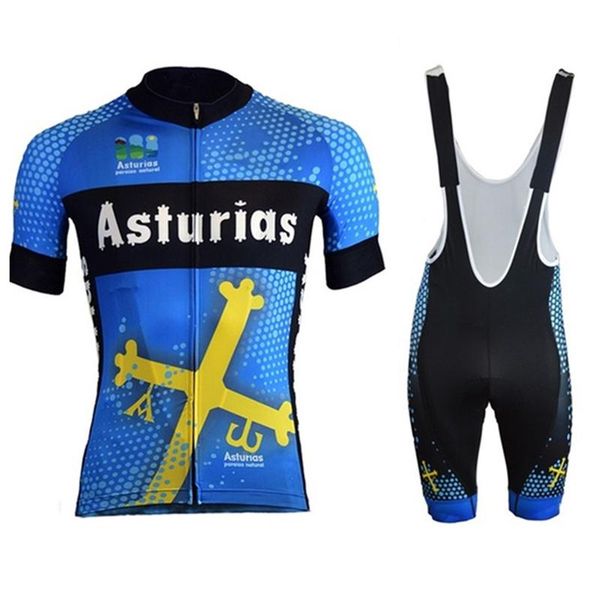 asturias pro team cycling shirt suit clothing summer outdoor bicycle set personalized mens kit racing sets, Black;blue
asturias pro team cycling shirt suit clothing summer outdoor bicycle set personalized mens kit racing sets, Black;blue