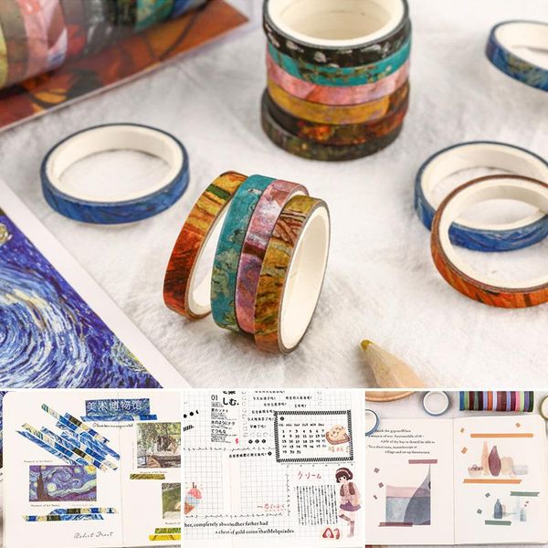 20rolls/set decorative craft tape washi adhesive stickers scrapbooking masking diy scrapbook supplies gift wrap
20rolls/set decorative craft tape washi adhesive stickers scrapbooking masking diy scrapbook supplies gift wrap