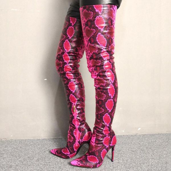 boots 2021 plus size 47 customize colors great quality thin high heels snake veins rosered party thigh shoes women, Black
boots 2021 plus size 47 customize colors great quality thin high heels snake veins rosered party thigh shoes women, Black