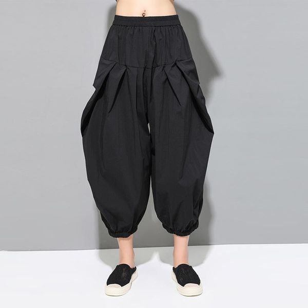 women's pants & capris spring summer streetwear women wide leg loose harem plus size bloomers for trousers, Black;white
women's pants & capris spring summer streetwear women wide leg loose harem plus size bloomers for trousers, Black;white