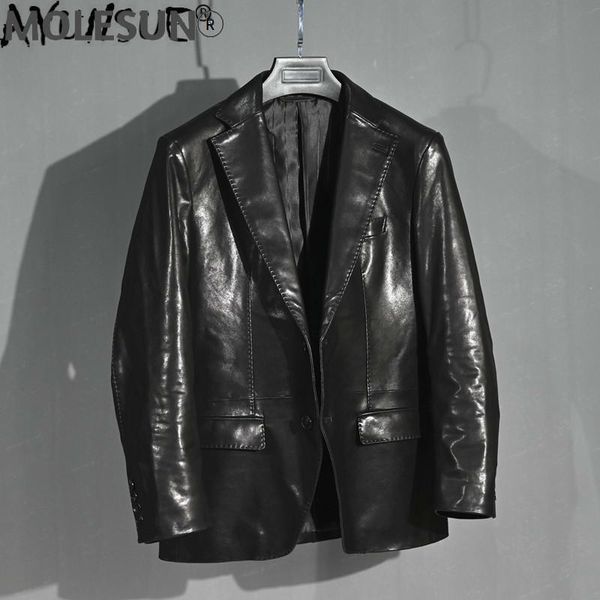 men's leather & faux akoosun 2022 real jacket men sheepskin coat spring autumn blazer genuine jackets for kurtka meska kj, Black
men's leather & faux akoosun 2022 real jacket men sheepskin coat spring autumn blazer genuine jackets for kurtka meska kj, Black